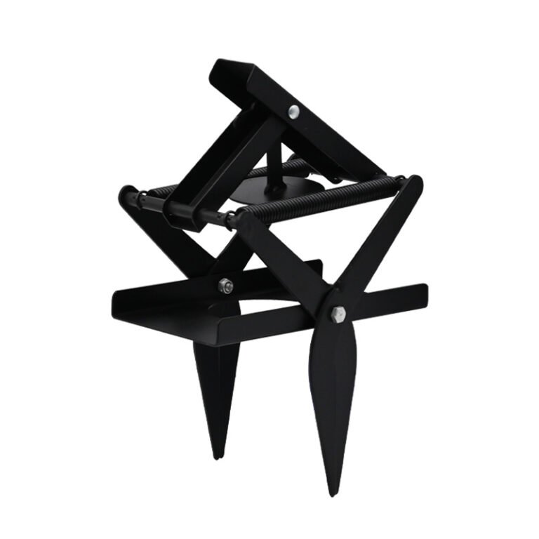 Black Flat-Base Mole Trap, model PC-502BK, alternate product view 1