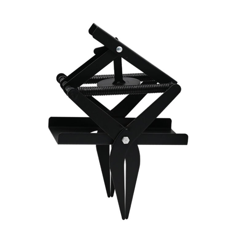 Black Flat-Base Mole Trap, model PC-502BK, main product view