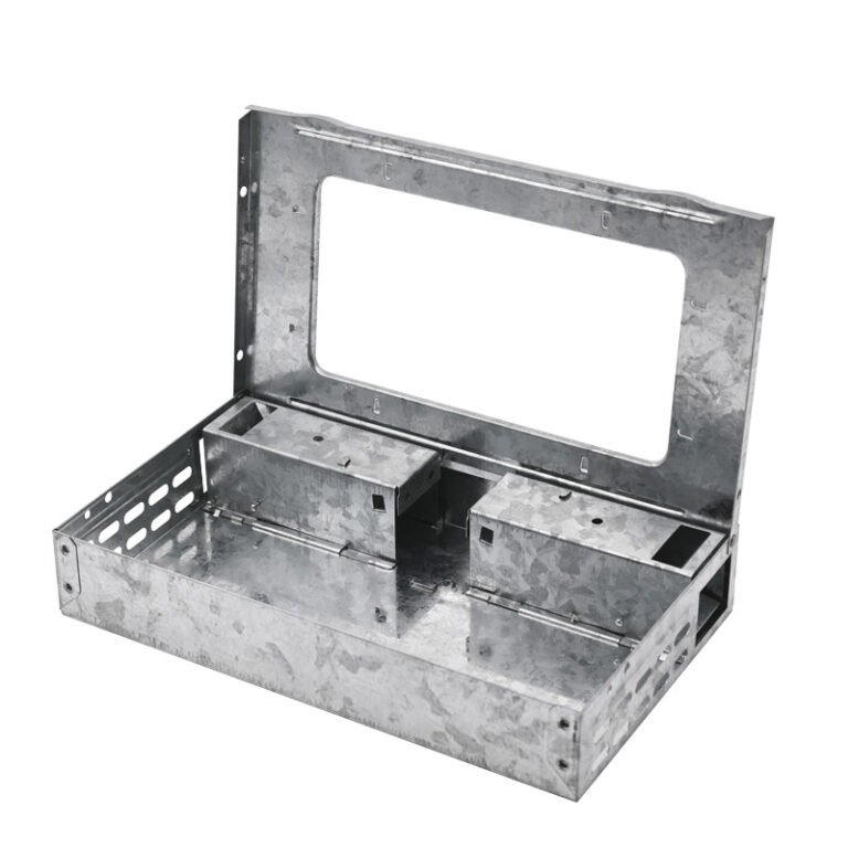 Galvanized Multi-Catch Mouse Trap with Clear Lid, model PC-203CL, alternate product view 2