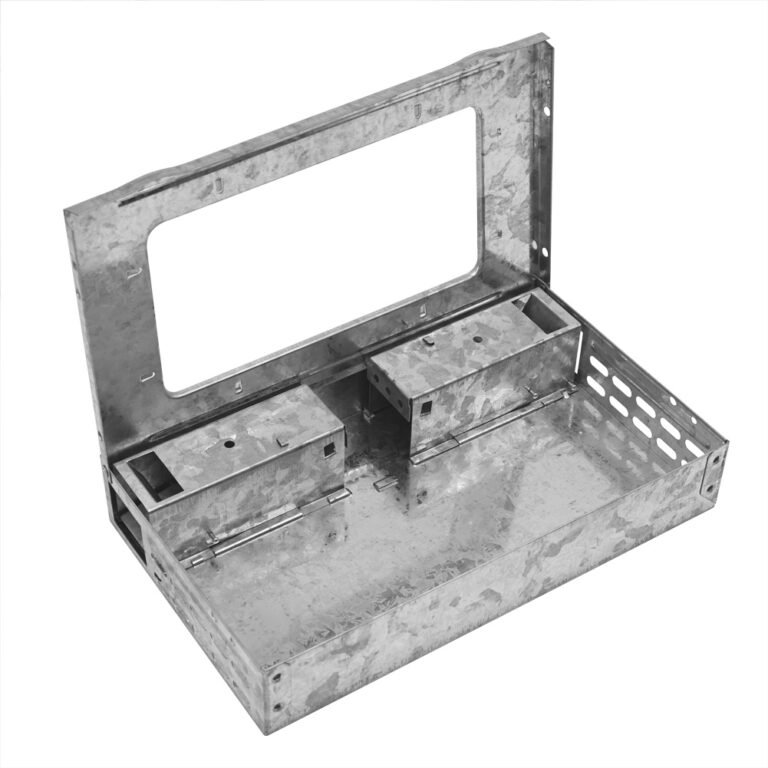 Galvanized Multi-Catch Mouse Trap with Clear Lid, model PC-203CL, alternate product view 6
