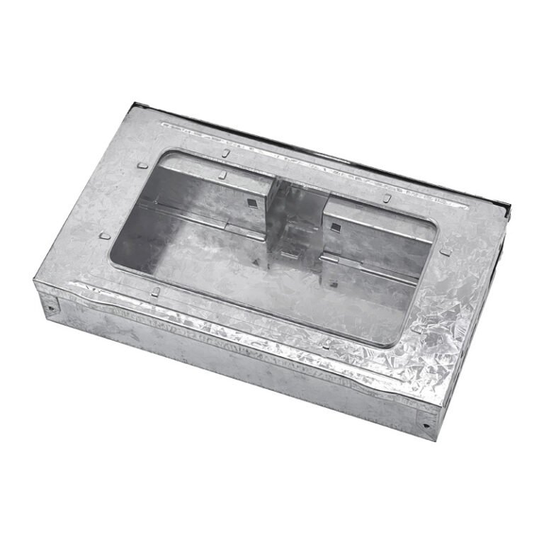 Galvanized Multi-Catch Mouse Trap with Clear Lid, model PC-203CL, main product view
