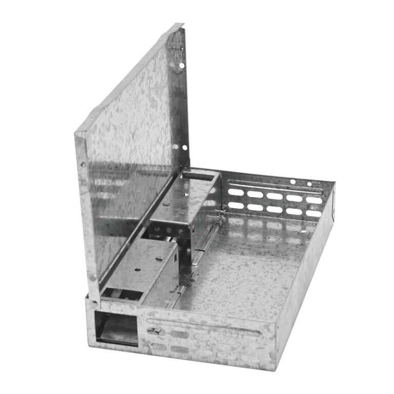 Galvanized Multi-Catch Mouse Trap with Solid Lid, model PC-203, alternate product view 3