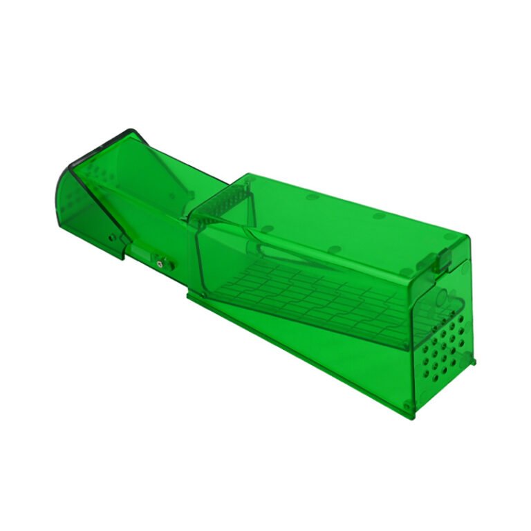 Green Plastic Live-Catch Mouse Trap, model PC-204GN, alternate product view 2