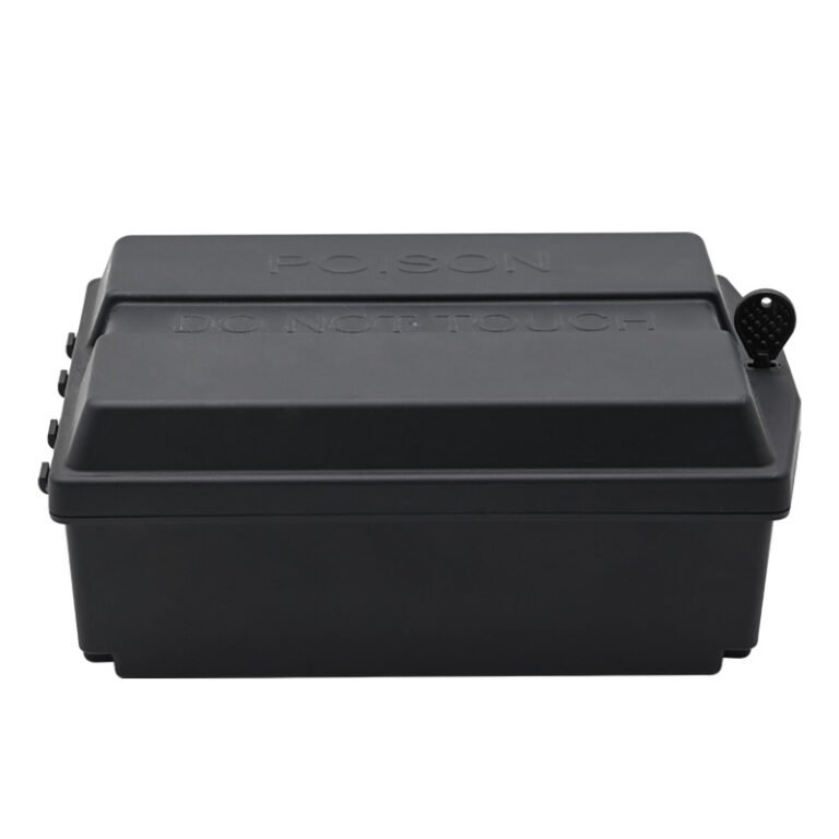 Plastic Rat Bait Station, model PC-404, alternate product view 2