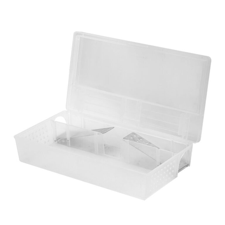 White Plastic Multi-Catch Mouse Trap, model PC-201WH, product reference view 1