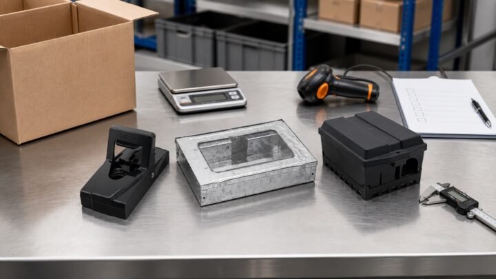 Pest control products arranged for final quality inspection